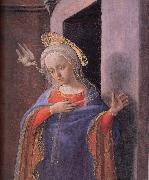 Fra Filippo Lippi Details of the Virgin Annunciat china oil painting artist